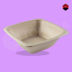 24 Oz Square Fiber Bowls