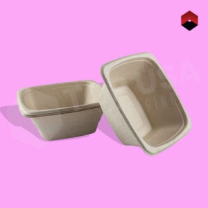 32 Oz Square Fiber Bowls