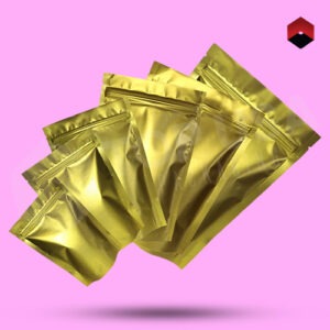 Custom Gold Mylar Bags