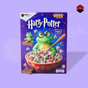 Cereal With Frog on Boxes