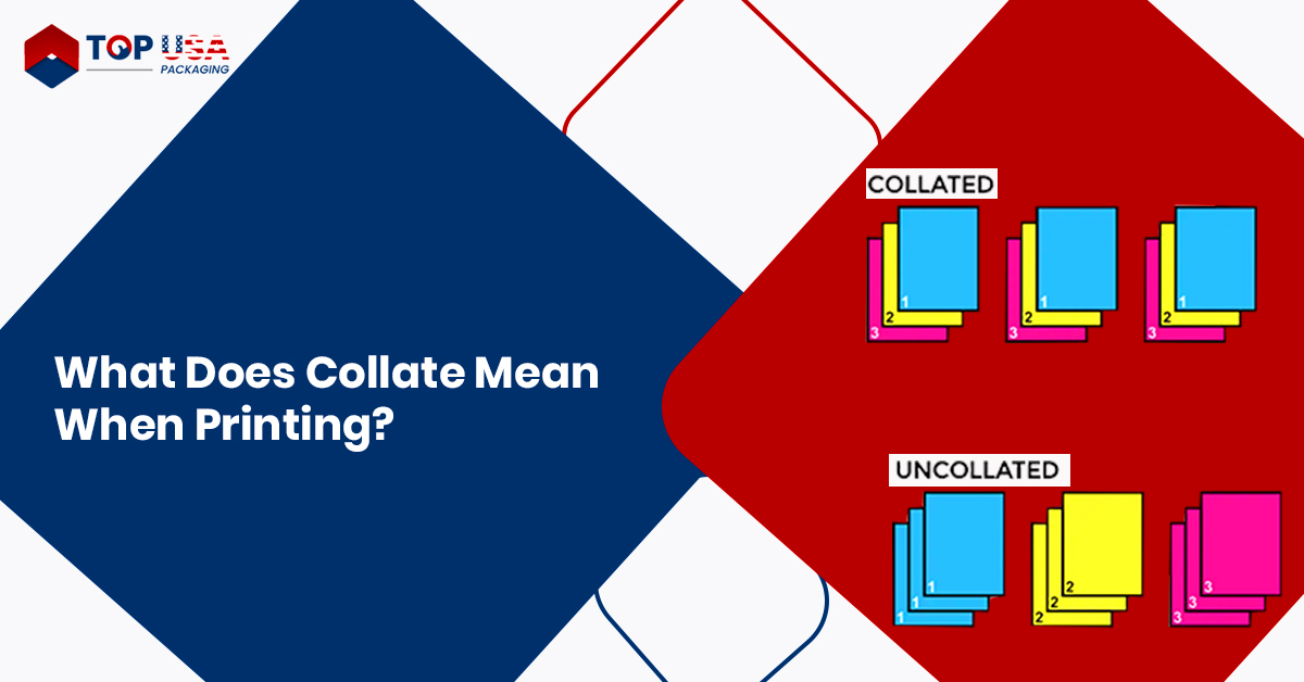 What Does Collate Mean When Printing